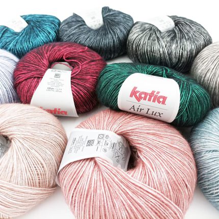 Katia Air Lux: Luxurious, Shiny and Metallic Yarn